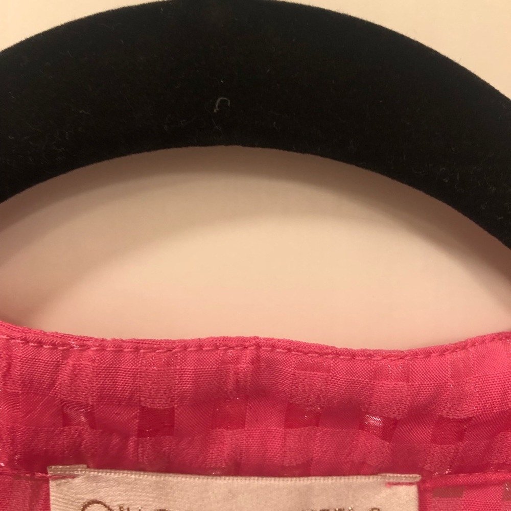 Gingham & Heels Magenta dress - Picture 9 of 10